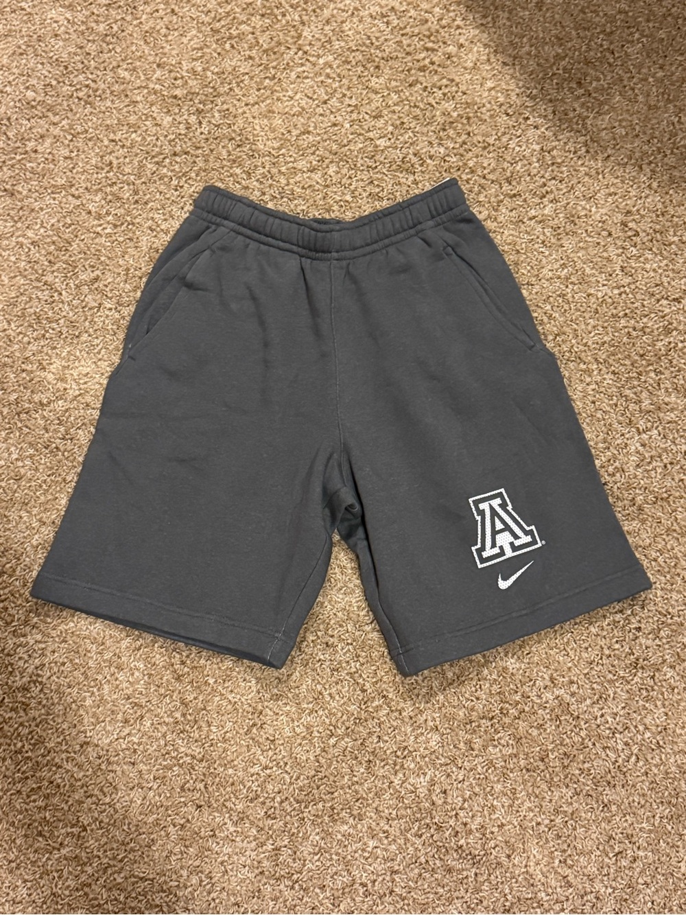 Men’s Arizona Wildcats Nike Gray Logo Sweat Shorts
